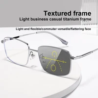 VICKI-gafas ultraligeras con montura cuadrada para negocios, antiluz azul, se pueden personalizar, gafas multienfoque graduadas 30825Y