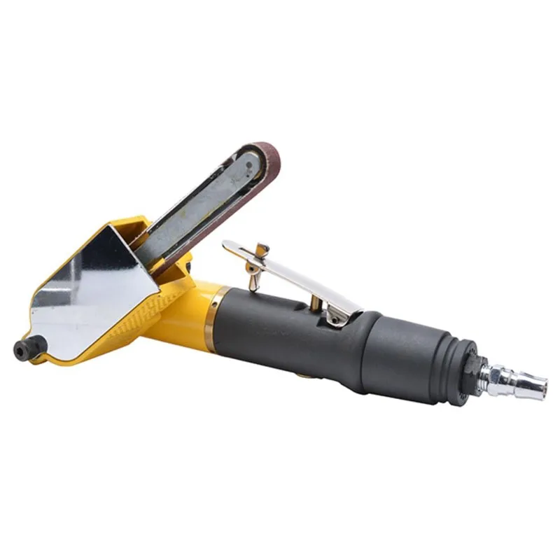 Air Powered Belt Grinder Handheld Sanding Polishing Machine - Pneumatic Belt Sander Portable