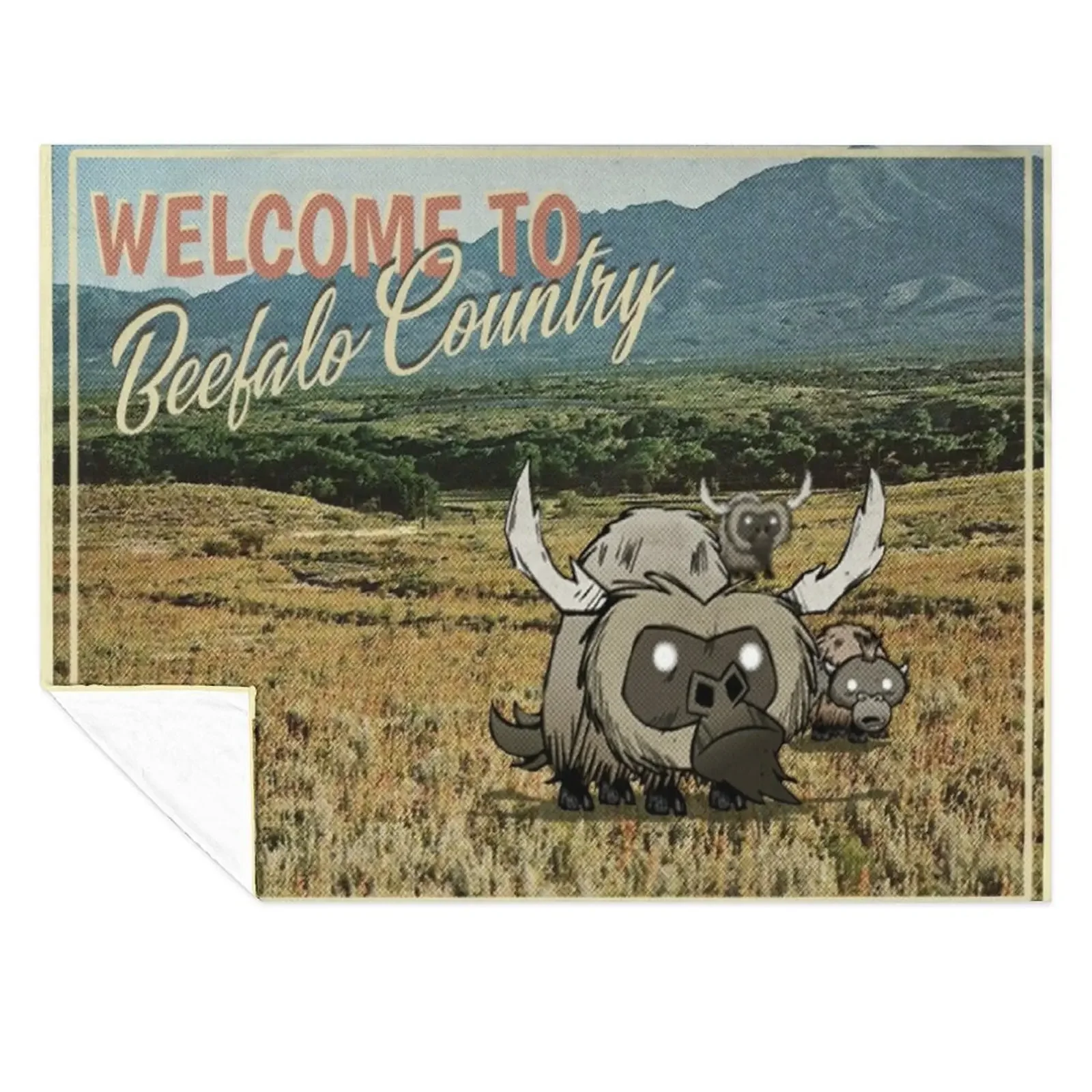 

Beefalo Country - Dont Starve Throw Blanket for sofa For Decorative Sofa Beach Decorative Sofa Blankets
