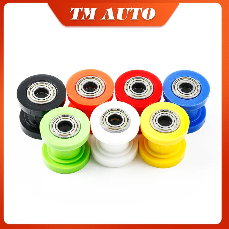 8mm/10mm New Concave Chain Roller Pulley Tensioner Wheel Guide for Motorized Pit Bike Motorcycle Motocicleta