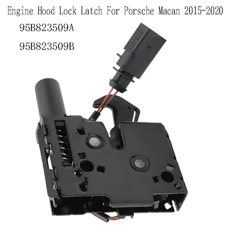 Super Sale 95B823509A Engine Hood Lock Latch Hood Lock Actuator for Porsche Macan 2015-2020 95B823509B