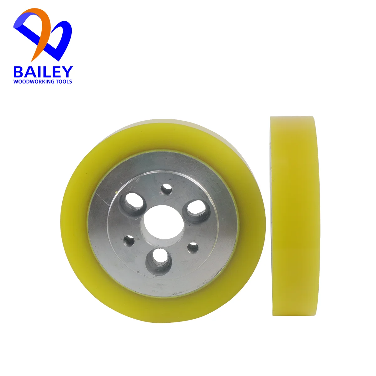 Imagem -02 - Bailey-pu Feeding Roller Sides Planer Roda de Borracha para a Máquina de Alimentação Acessórios para Madeira 120x30 mm Par