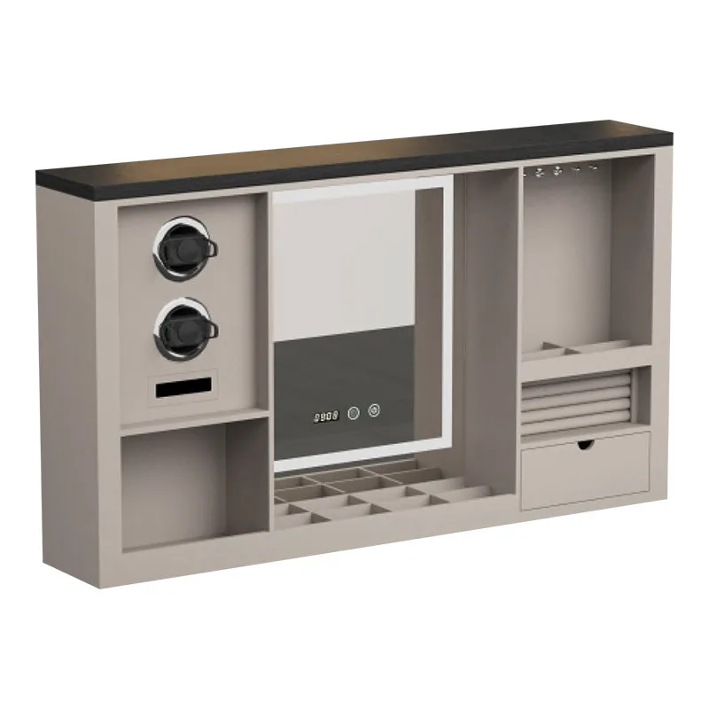 DSA rising vanity mirror intelligent electric lifting hidden bedroom dresser chest integrated storage