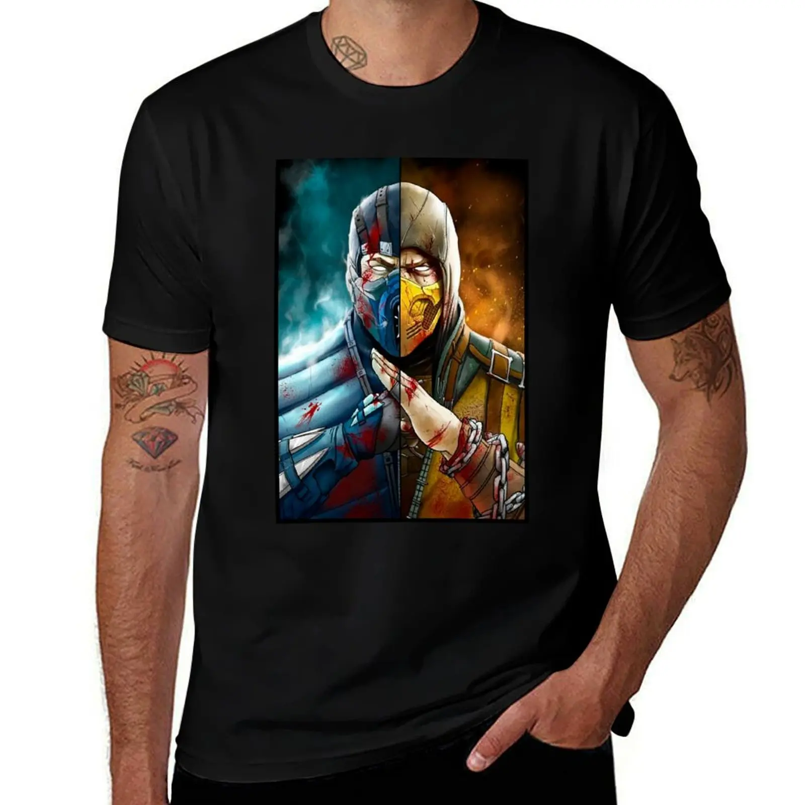 Mortal Kombat Mortal Enemy T-Shirt Plus Size Simple Casual Top