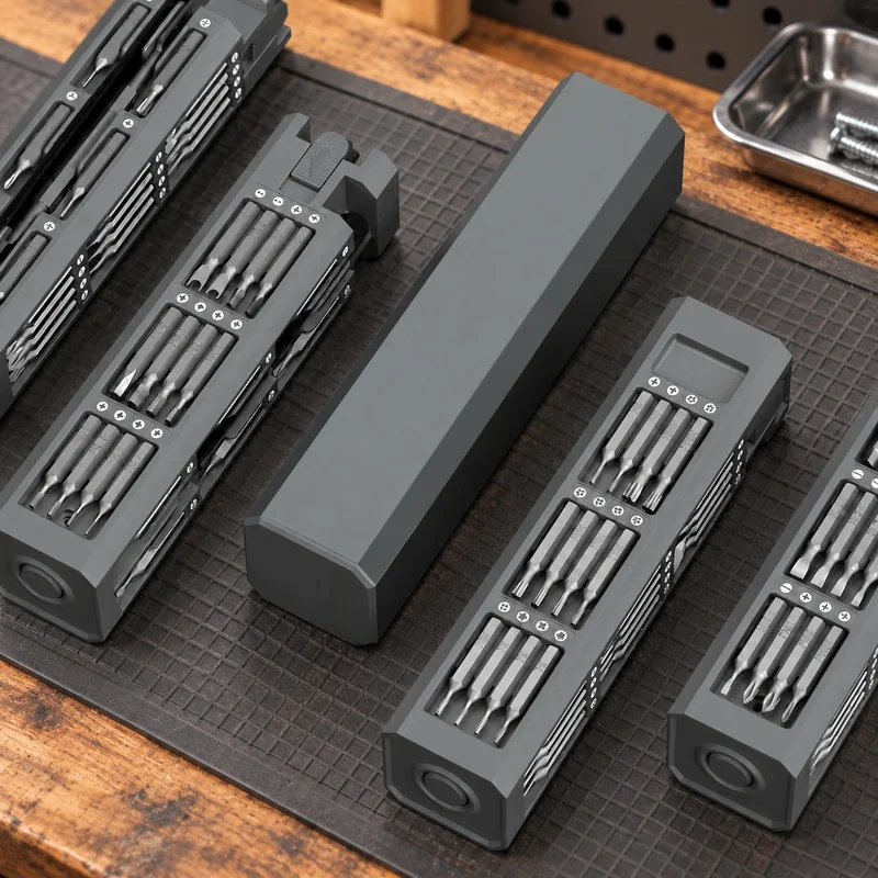 44-Piece Mobile Phone Repair Screwdriver Set with Versatile Precision Bits for Detailed Work