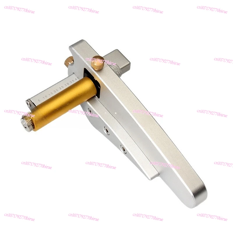 

DIY Belt Leather Wire Cutter, Leather Goods Making Tool Thickness Adjustment Leather Strip