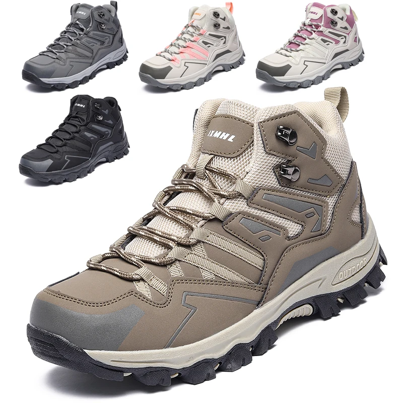 New Women Men Hiking Shoes Outdoor Trekking Sports Climbing Camping Boots Non-slip Waterproof Walking Jogging Trainers Sneakers