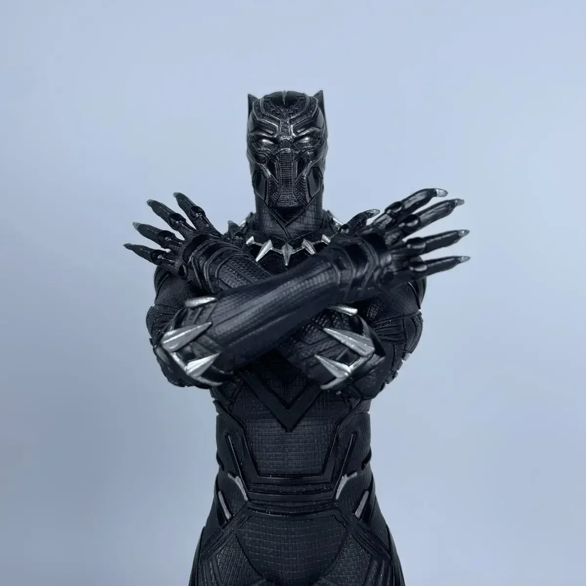 28cm Gk Resin Version Brazil Factory Marvel Series Avengers Marvel Black Panther Statue Model Luminous Decoration Figure Toys