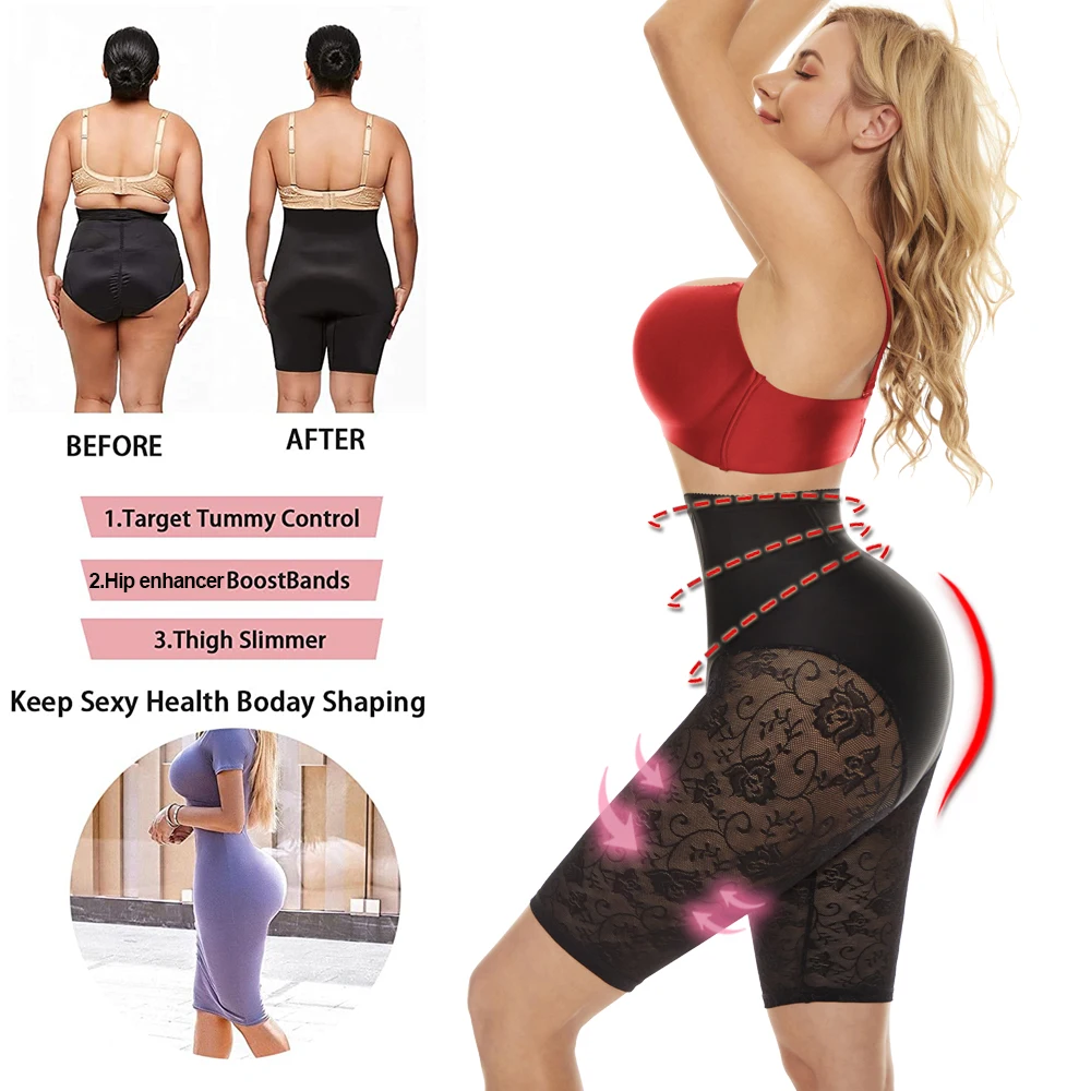 SEXYWG Shapewear WomenTummy Control Panties High Waist Trainer Shapewear Panties Seamless Body Shaper Shorts