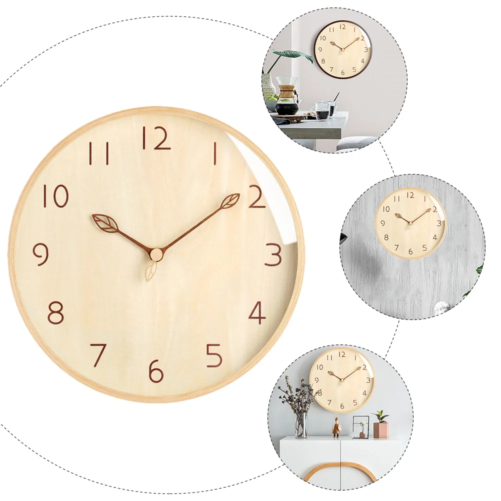 

Simple Decorative Wall Clock Combination Traditional Modern Technology Suitable Various Furnishing Styles Household