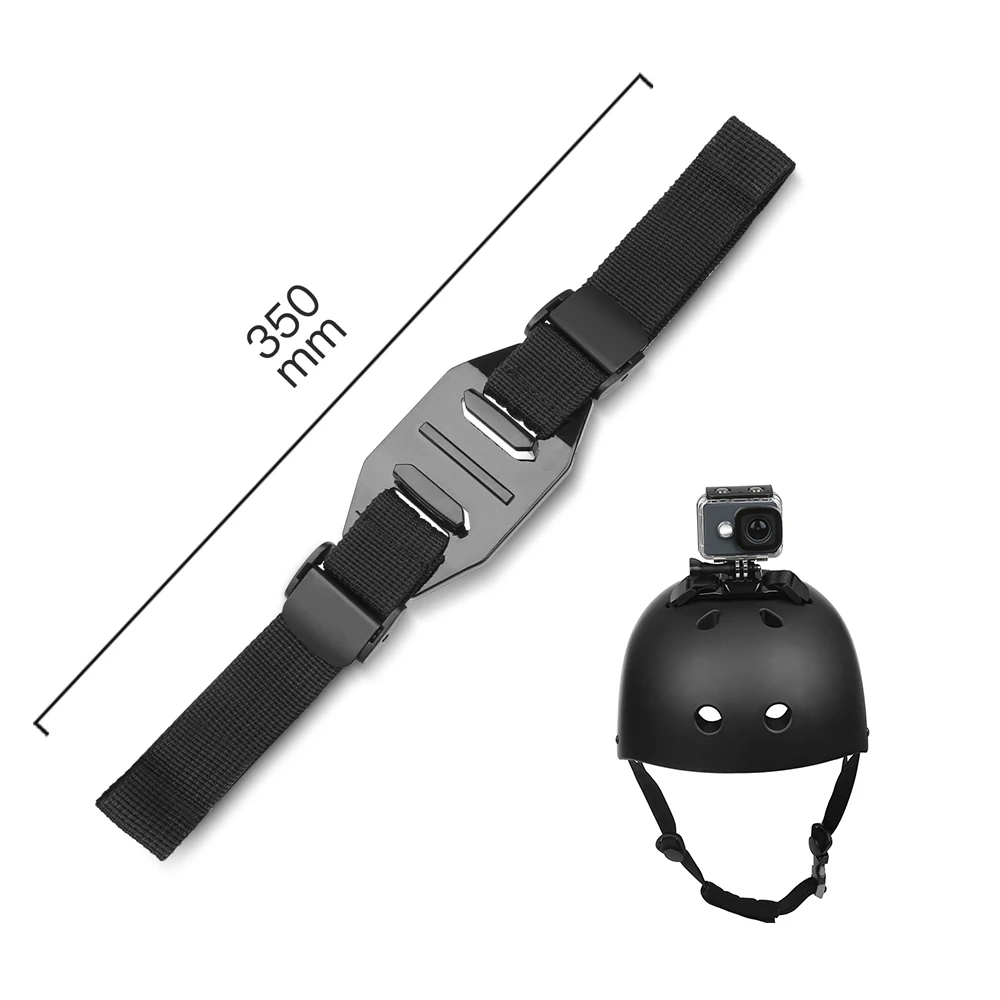 Wholesale Adjustable Helmet Strap for GoPro Hero 10 9 8 7 5 6 Black Yi 4K Sjcam Sj4000 Sj 5000 H9 Go Pro Mount Cycling Accessory