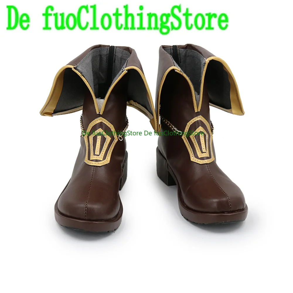 

DefuoFinal Fantasy XIV Fandaniel Обувь для косплея Сапоги Игра Аниме Хэллоуин Рождественская обувь Магазин