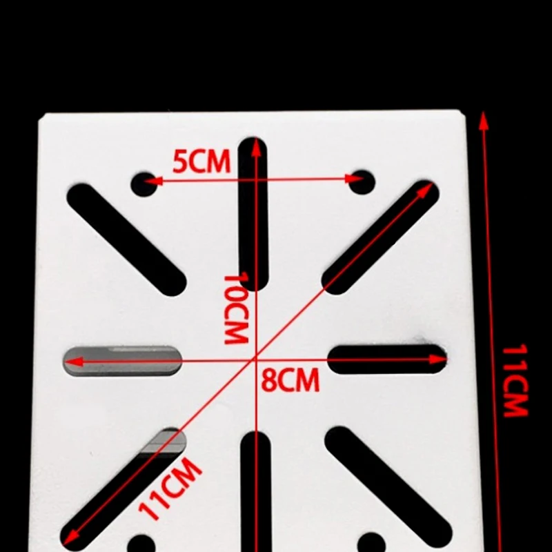 Imagem -06 - Adaptador de Montagem Vertical Universal com Parafusos Fixação Suporte para Câmera de Segurança Cctv Suporte de Vigilância