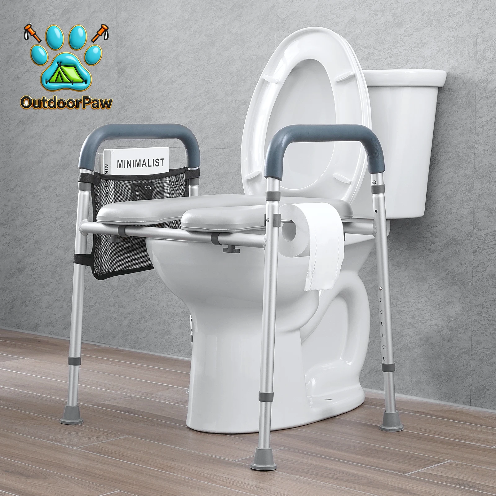 SucceBuy Raised Toilet Seat, 7-Position Height Adjustment 19.3