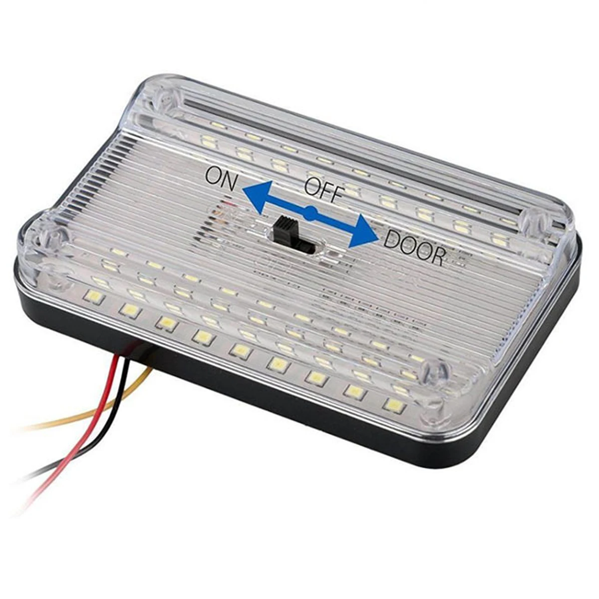 Car Interior Roof Lights 12V 36 LED Bulbs White Vehicle Ceiling LED Lighting Lamp Car Dome Reading Light with On/Off Switch