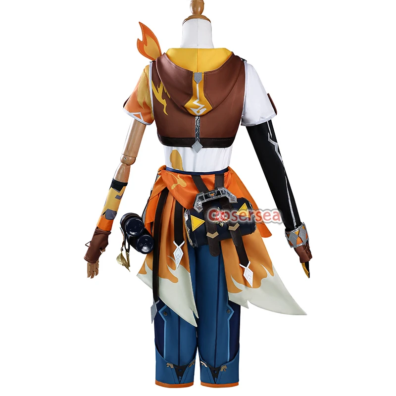 Cosersea Bennett Cosplay Costume Game Genshin Impact Bennett Role Play Halloween Men Uniform Carnival Party Suit Outfit Fullset - Image 2