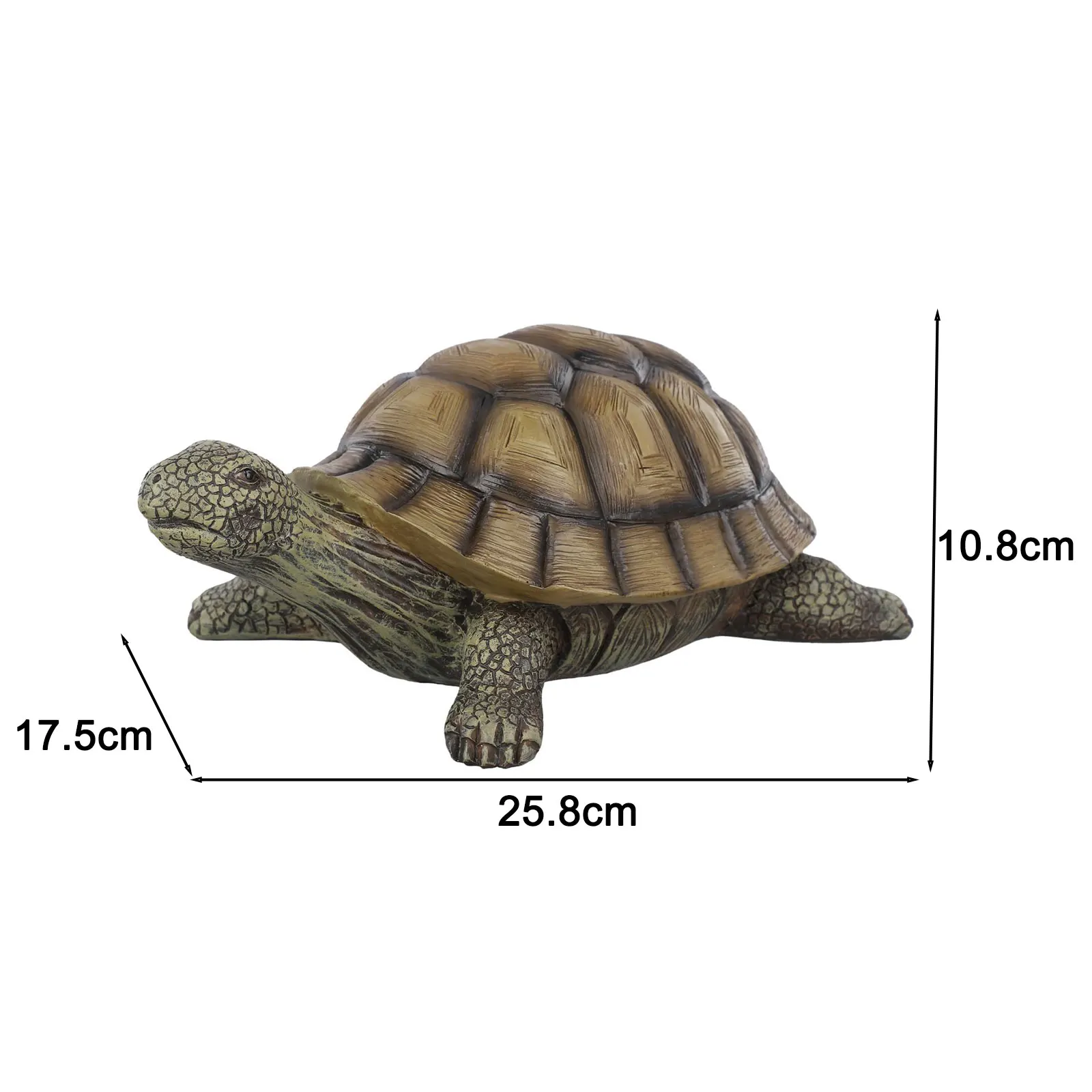 Decorative Crafts Garden Turtle Garden Setting Easy Placement Lightweight Design Long-lasting Material Meticulous Workmanship
