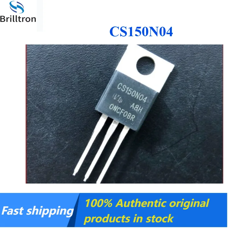 20-50PCS New CS150N04A8 CS150N04 150A 40V TO-220 MOSFET Brand New, Original Stock, Fast Shipping.