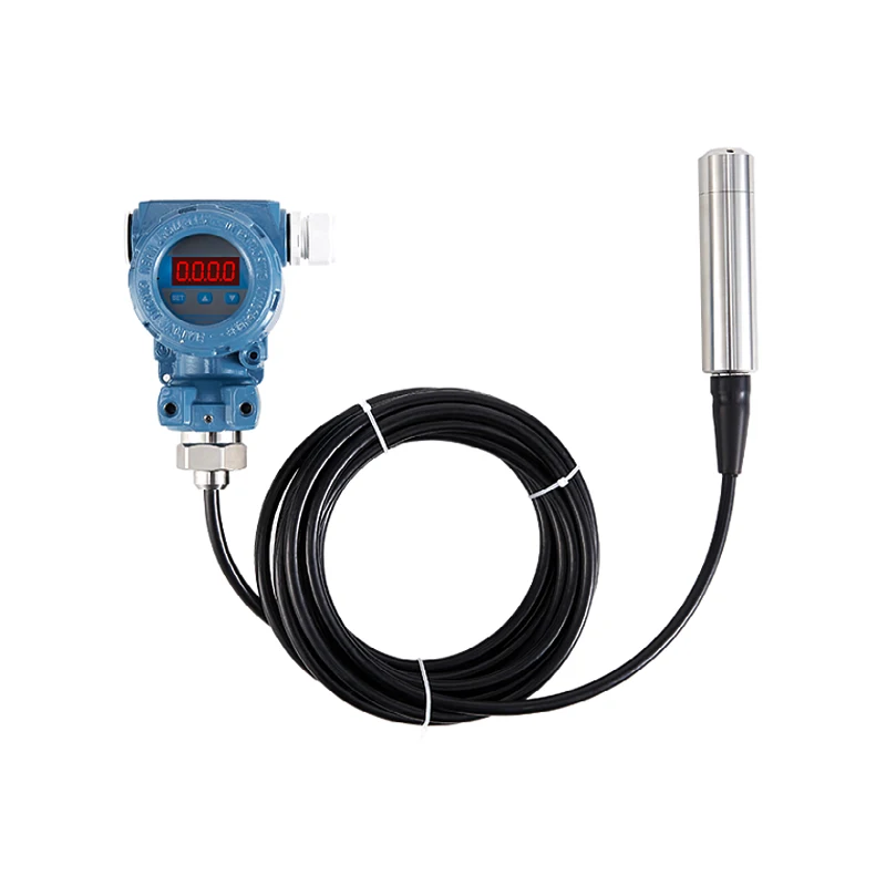 0-10v Hydrostatic Ethanol Fuel Oil Level Sensor Transmitter 100m Deep Well Liquid Water Level Pressure Sensor Transmitter