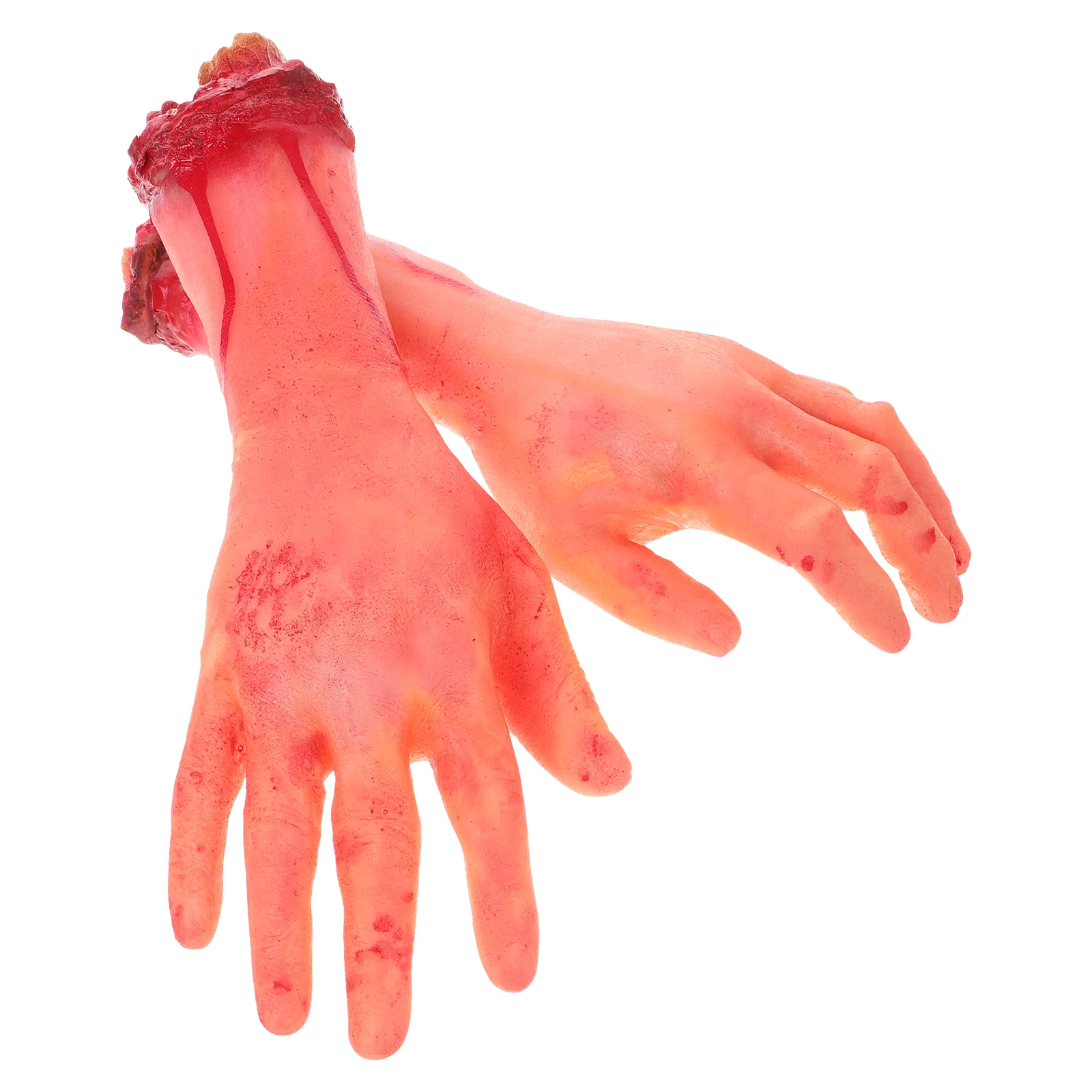 

2 Pcs Horror Prosthetic Hand Decoration Fake Arm Halloween Body Part Prop Trick Props Cosplay