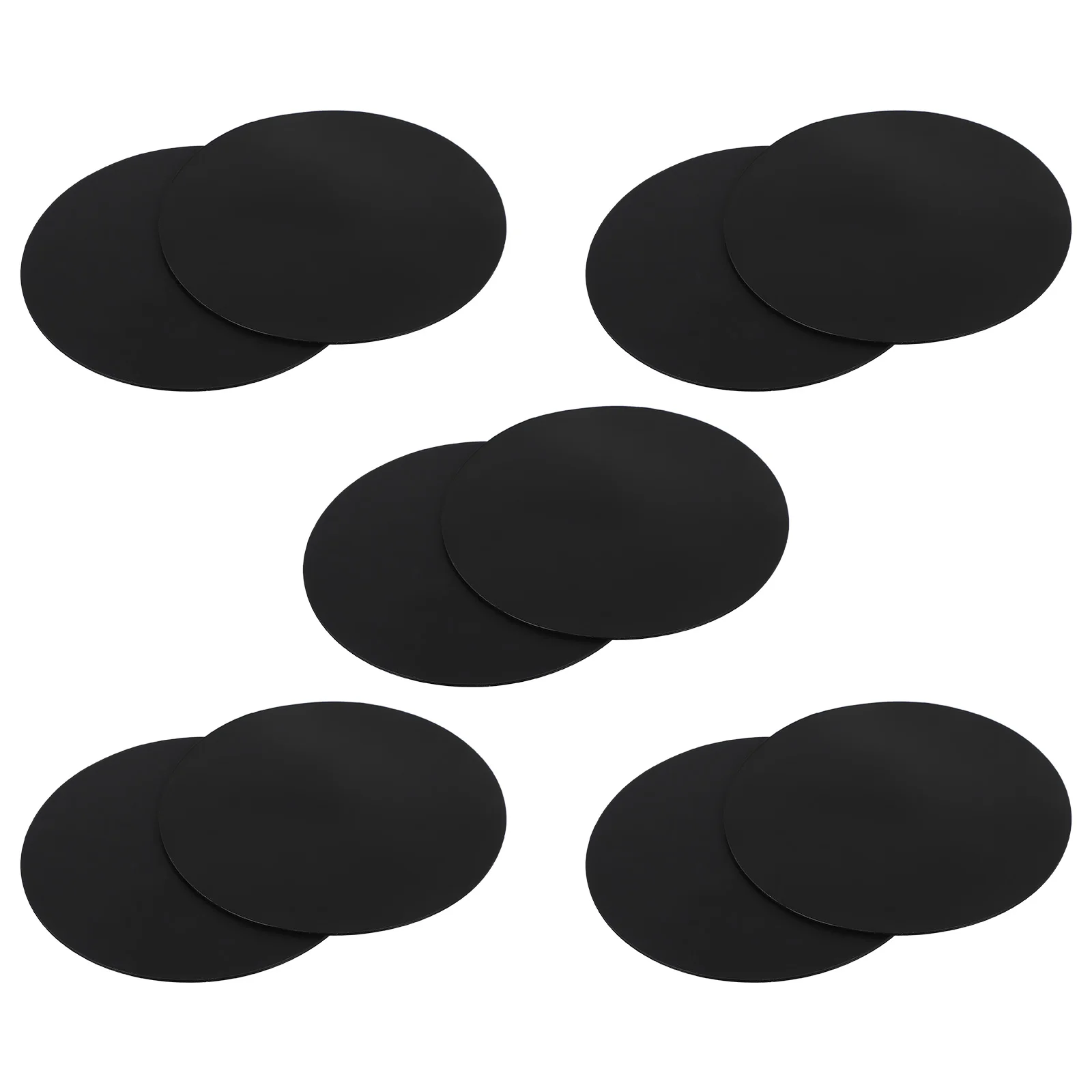

10 Pcs Nail Polish Palette Manicure Color Mixing Plates Silica Gel Easy Clean Durable Suitable Nail Art