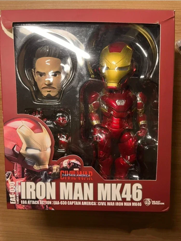 

In Stock Original Beast Kingdom Iron Man Marvel's Avengers Mk46q Eaa-030 Characters Portrait Model Toy Birthday Gifts