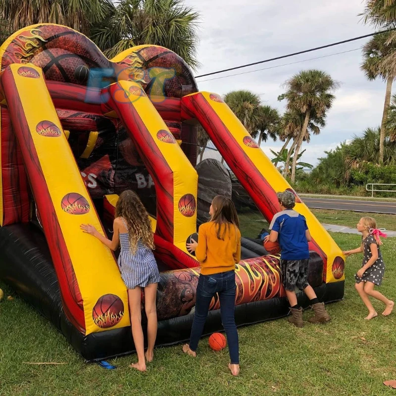 Outdoor Inflatable Carnival Game Inflatable Basketball Game Commercial Inflatable Basketball Hoop Sport Game For Sale