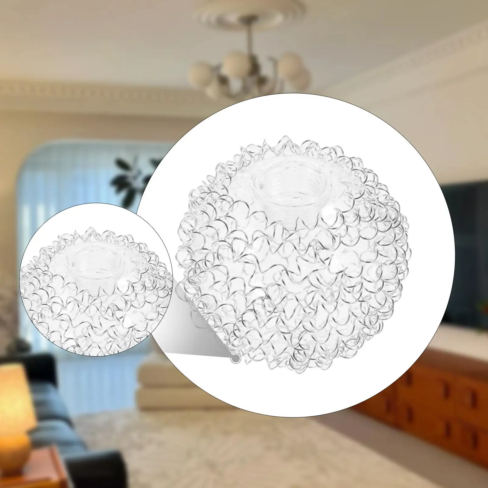 アルミワイヤーランプシェードランプカバー簡単なインストールグローブシェードリビング寝室カフェバー照明ラウンドグローブランプシェード