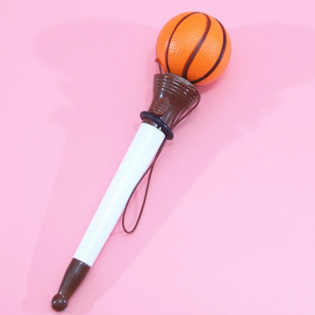 Stylos à bille de basket-ball, 6 pièces, Style Sport, nouveauté, stylos amusants avec poignée confortable, écriture lisse pour enfants étudiants, bureau, école