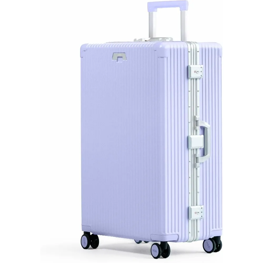 

Nobl Travel Large Luggage, Noble Zipperless Aluminum Frame PC Hard Shell Checked Suitcase, 30.25"x20"x12", Big Check-in Bag with