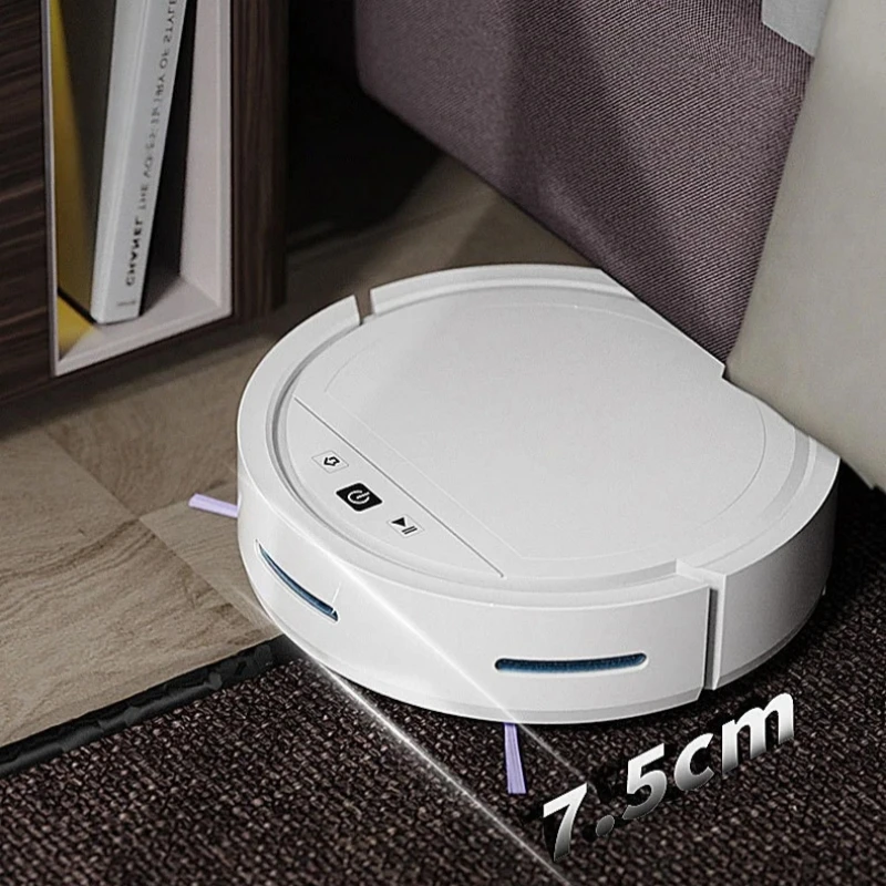 مكنسة كهربائية روبوتية ذكية مع شفط 2500 باسكال، تحكم WiFi/APP، شحن تلقائي، مكنسة كهربائية/ممسحة/مكنسة لشعر الحيوانات الأليفة والسجاد