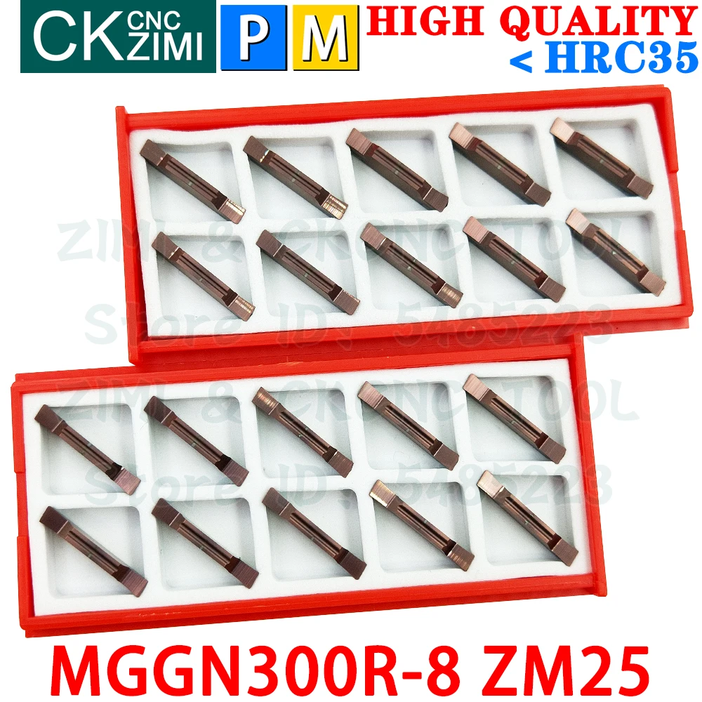 MGGN300R-8 ZM25 MGGN 300 3mm Carbide Inserts Cutting Grooving Inserts Tools CNC Metal lathe Tools MGMN 300 For MGEHR MGEHL SMGB