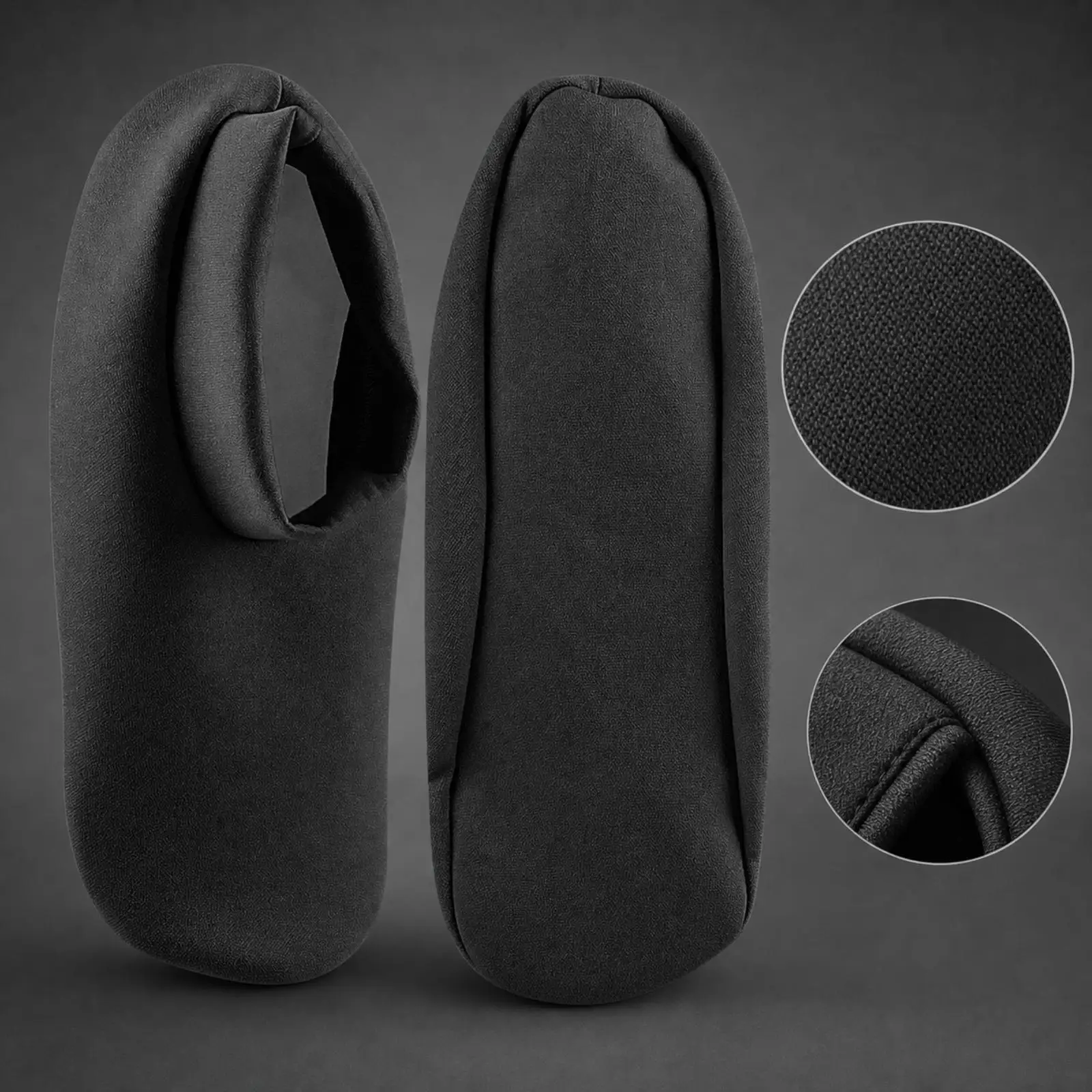 Footwear Sleeve Breathable Velvet Inner Toe Cover Shoe Sock Protector for Clean Castor Oil Wrap Practice