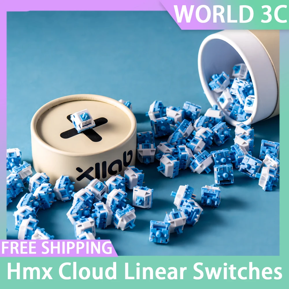 Imagem -05 - Hmx Linear Hifi Keyboard Switches Cloud Axis Xllab Hmx Cinco Pinos para Teclado Mecânico Switch 4250g 70 Pcs 90 Pcs 110 Pcs Disponível