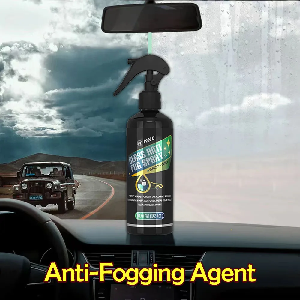 Anti-fog Spray Glass Anti Fog Coating Agent Defogger Long-lasting Effect Car Care Defogging Products Auto Mirror