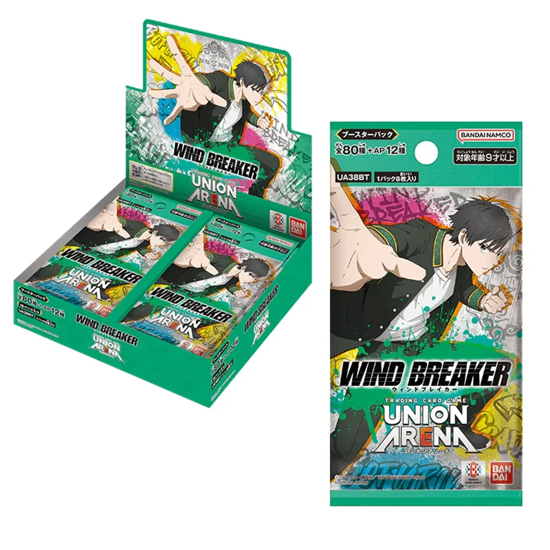 

Новый BANDAI Union Arena WIND BREAKER UA38BT Booster Pack TCG Game Collection Card