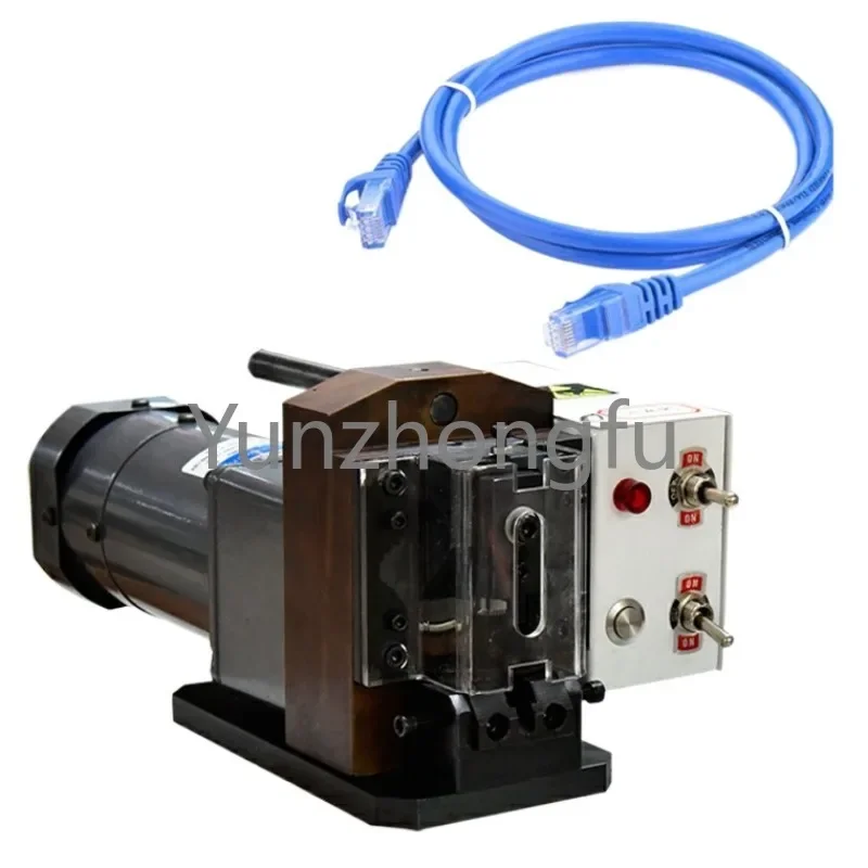 

automatic network cable crimping tool Telephone line PC head forming machine rj45 lan cable connector crimping machine