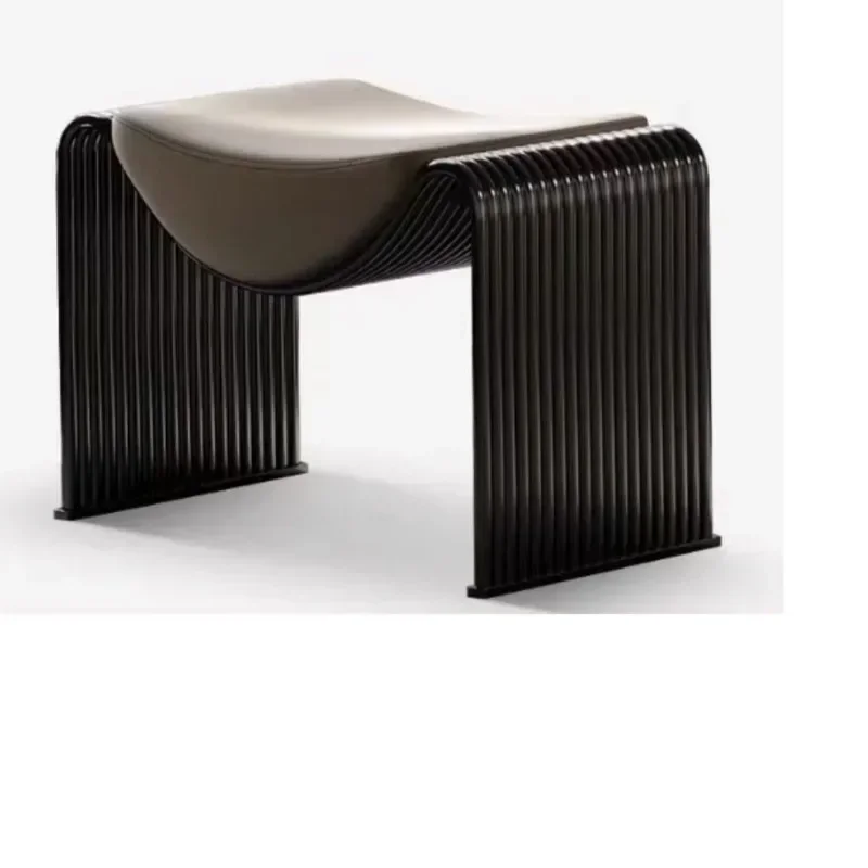 New Italian light luxury home shoe change stool Nordic style entrance pedal stool can sit