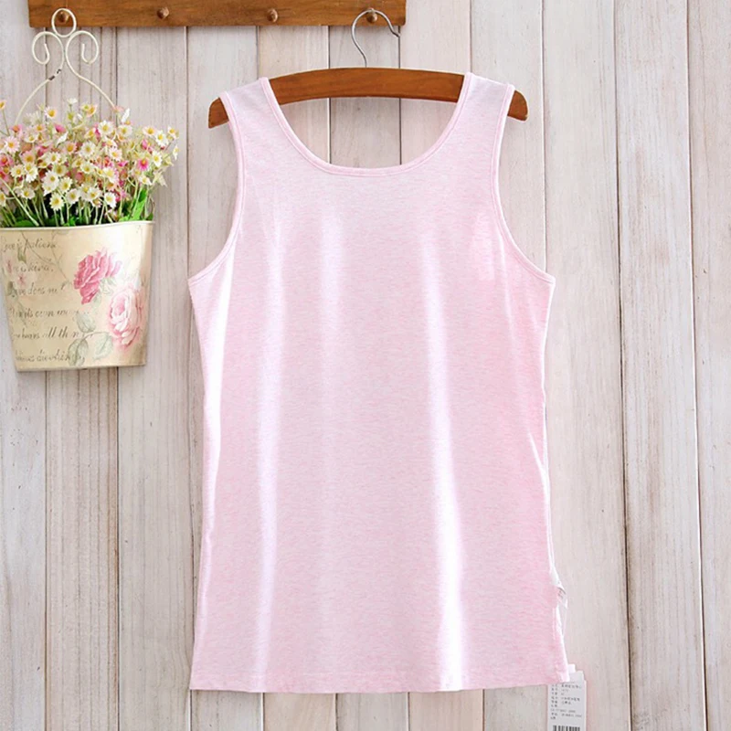 Maternity Breastfeeding Tank Top Cotton Nursing Vest Wirefree Pregnancy Women Lactation Sling Camisole T-shirt Feeding