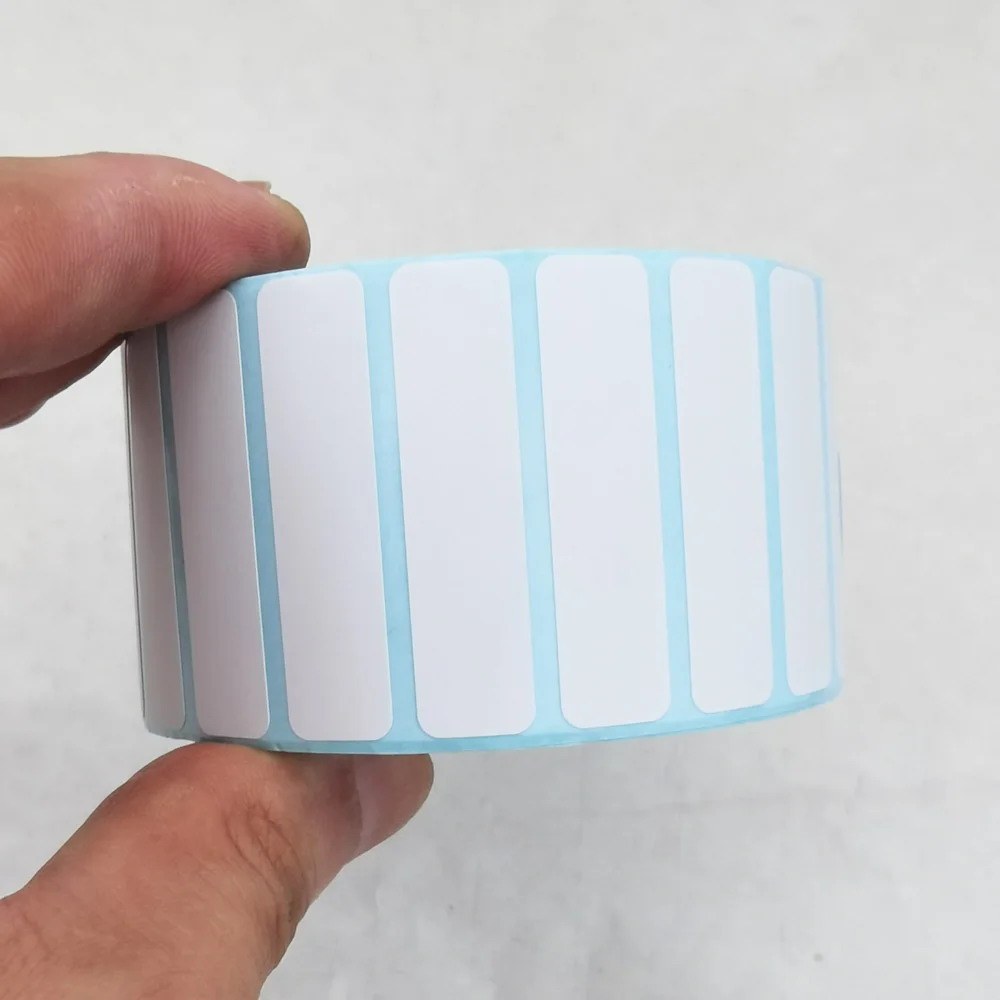Sticker Label 40*10 mm 1500 Pcs / Roll Thermal Label For Supermarket Label Price Label