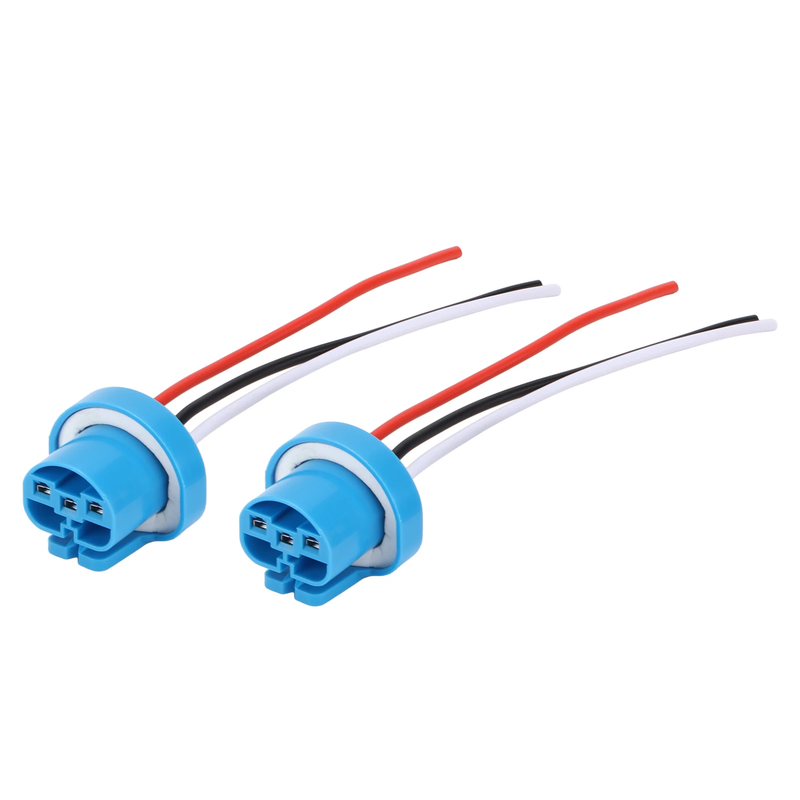 

9007 Female Plug 9007 Female Wire Easy Install Reliability Convenience Pair 12V-24V for For 9007 9004 HB1 HB5 Socket