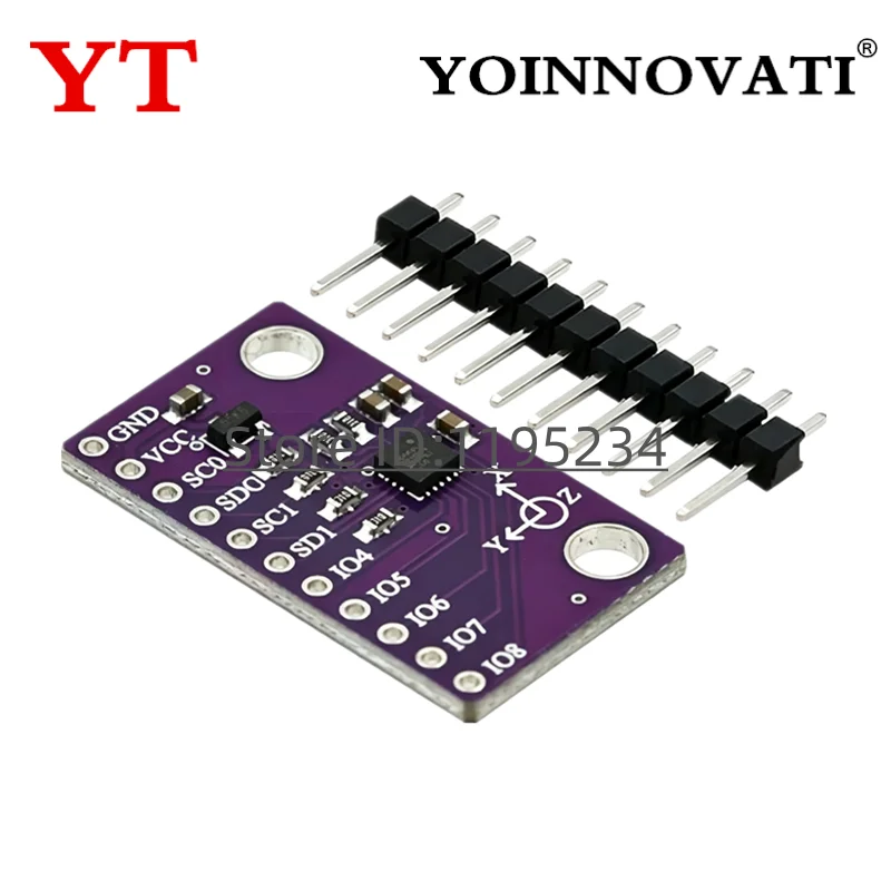 MMA9555L 3-Axis High Precision Acceleration Sensor Module, Smart Motion-Sensing Pedometer for Wearable Devices
