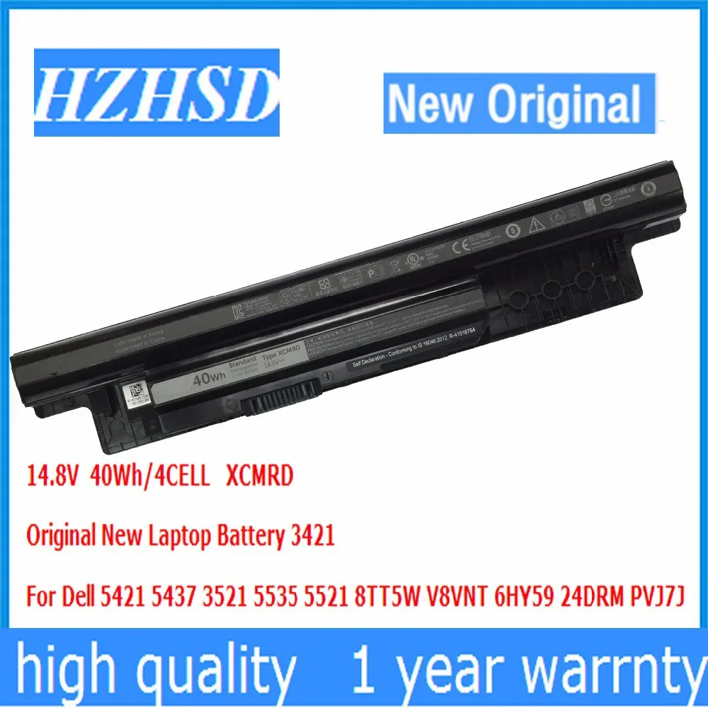 

14.8V 40Wh XCMRD Original Laptop Battery for Dell Inspiron 3421 5421 3521 5521 3721 3521 5721 3437 3537 5437 5537 3737 5737 3443