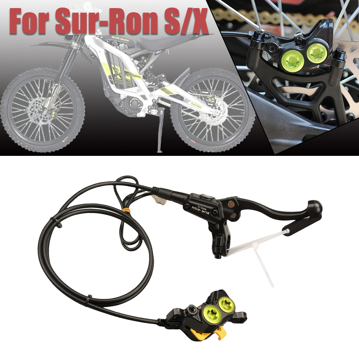 

Motorcycles Brake System Parts for SURRON Light Bee X New Integrated Brake Pump System Set Segway X260 Dirtbike Accessories