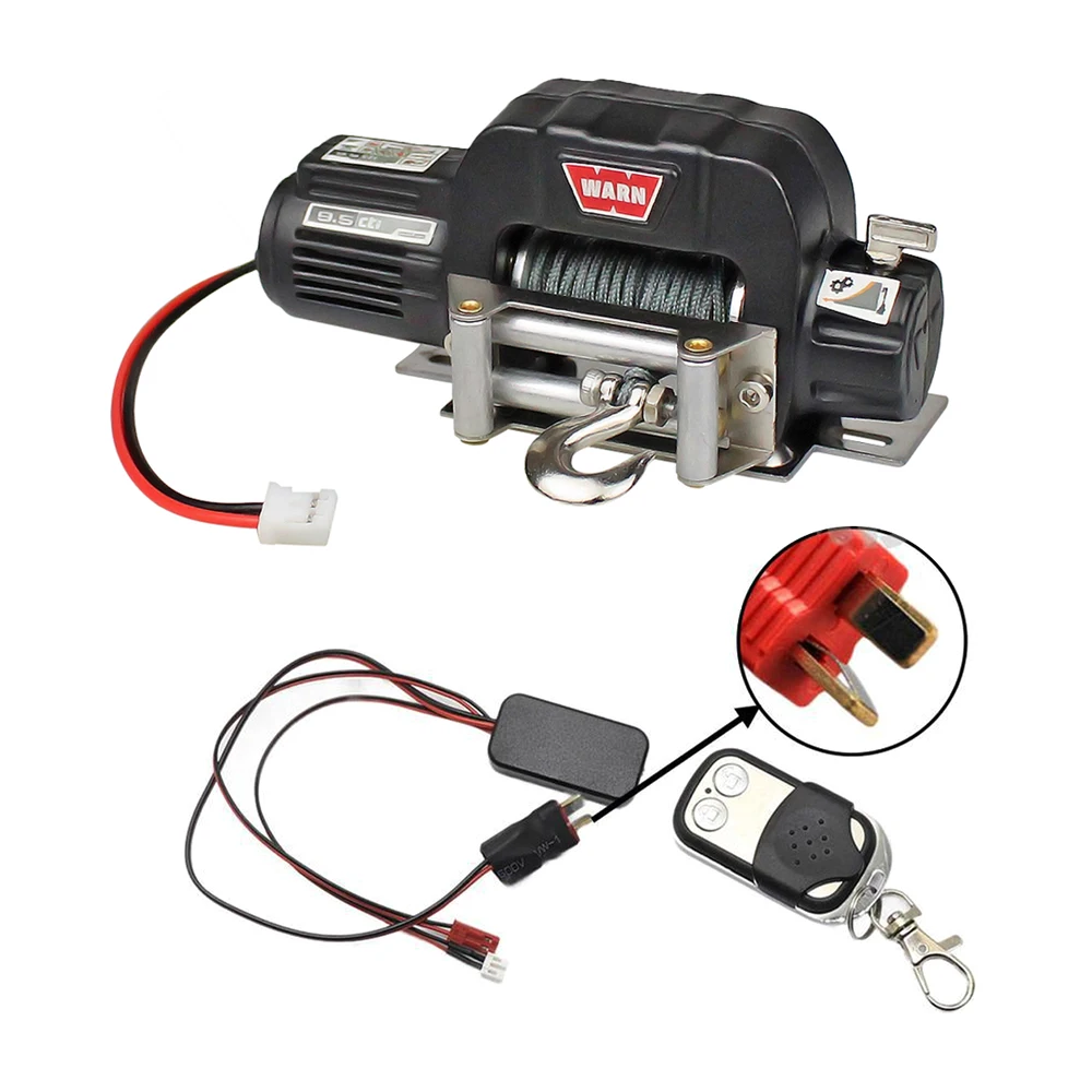 Metalen Automatische Simulatie Gesimuleerde Lier Voor 1/10 1/8 Rc Crawler Auto Axiale SCX10 Iii 90046 D90 TRX4 TRX-6 D110 90046 redcat