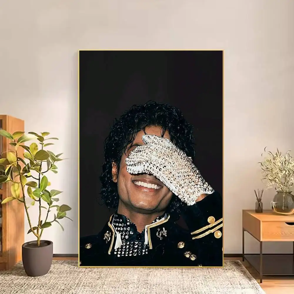 Michael Jackson Poster Versatile HD Waterproof Wall Art Self-Adhesive Decor for Any Space Ideal Gift