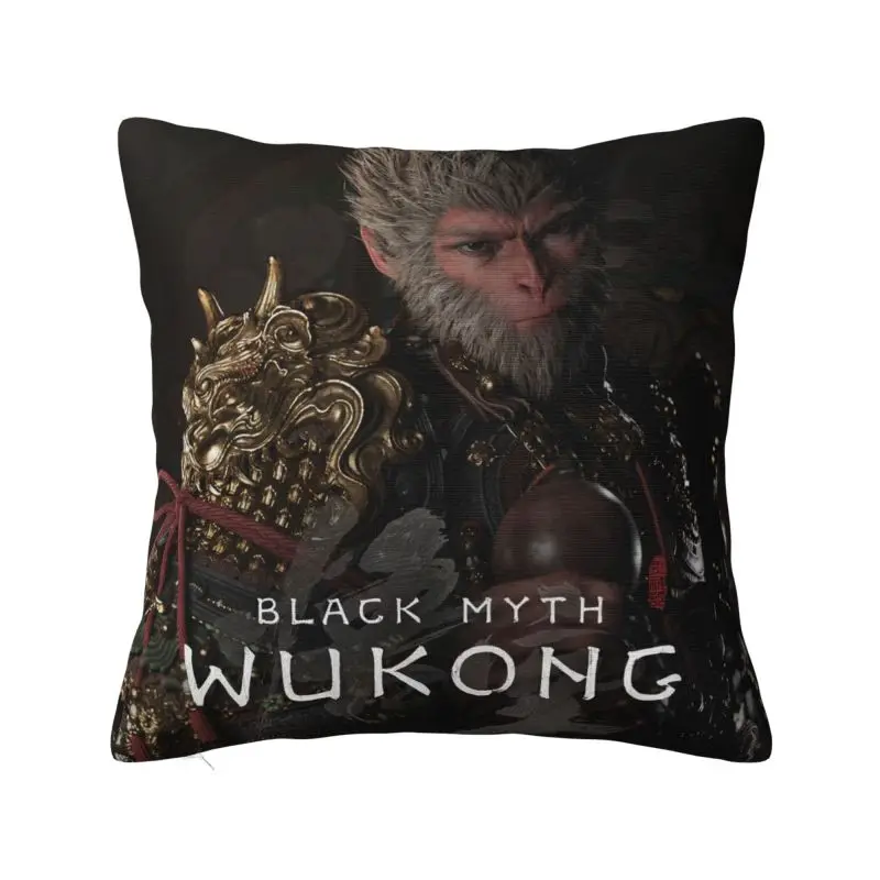 

Custom Nordic Style Monkey King Wukong Myth And Folklore Cushion Covers 45x45cm Soft Throw Pillow Case Sofa Square Pillowcase