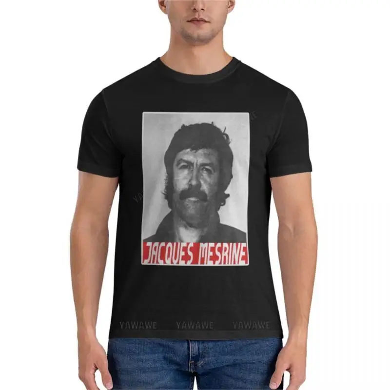 Jacques Mesrine T-shirt - France\'s Public Enemy Number One Active T-Shirt aesthetic clothes Oversized t-shirt