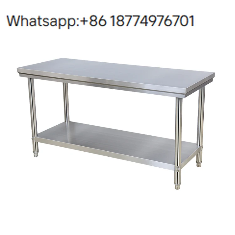 

Рабочая поверхность из нержавеющей стали с возможностью индивидуальной настройки размера, оборудование для кухонь отелей и ресторанов, стол для подготовки продуктов