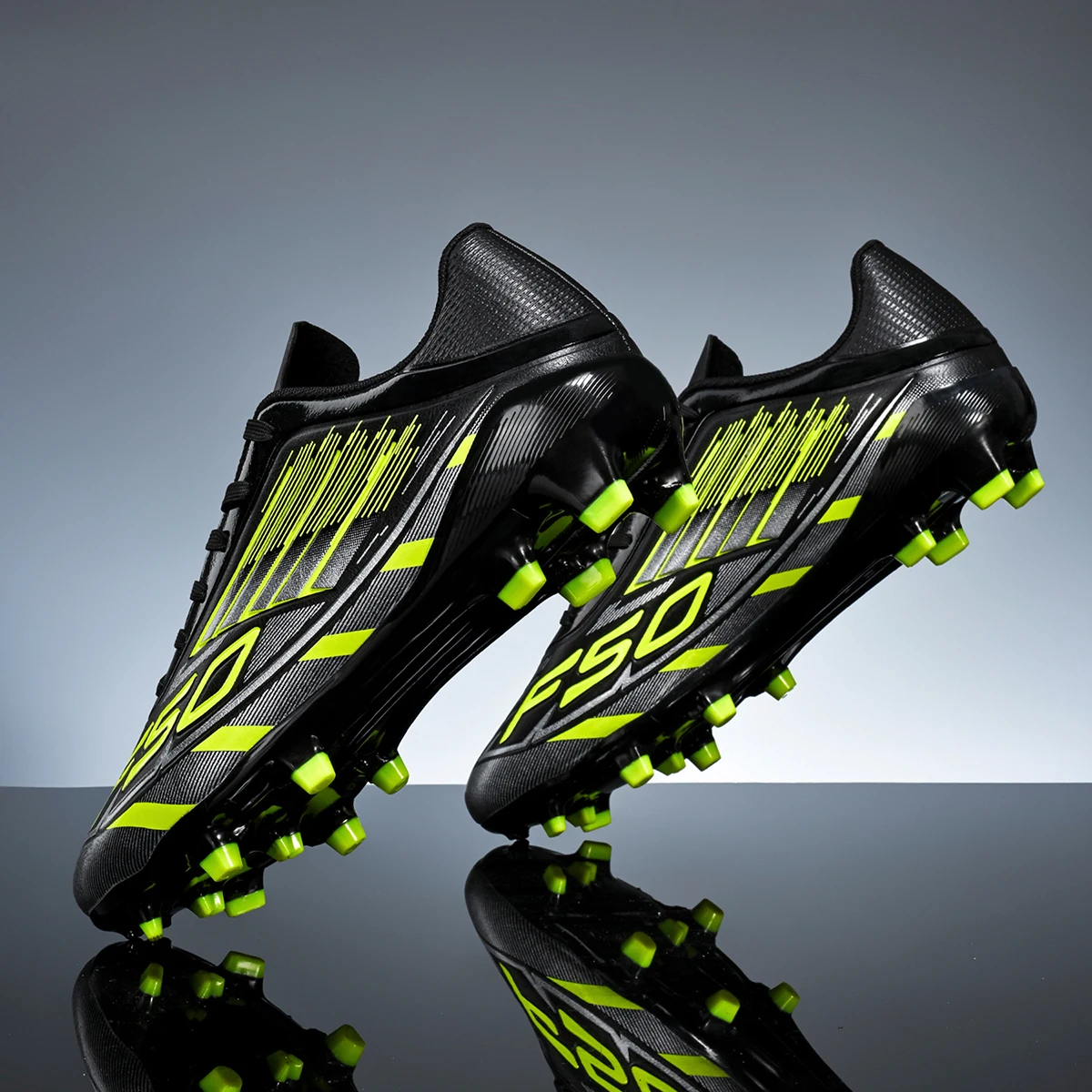 Adult AG FG Soccer cleats Soft Skin-friendly PU Fabric Non-slip TPU Outsole Wear Resistant Weekend Grass Game Cleat